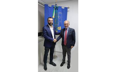 il sindaco daniele milano con il presidente carlo marino.jpeg