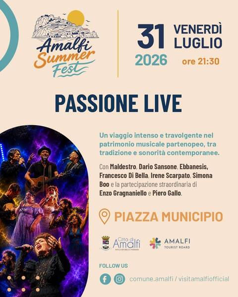 Passione Live - Amalfi Summer Fest 2026